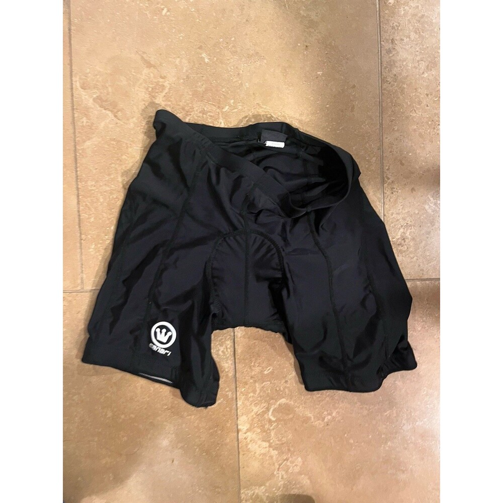 Canari Black Cycling Padded Bike Shorts Women's Size Medium